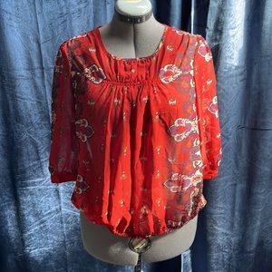 Sheer top by Mossimo